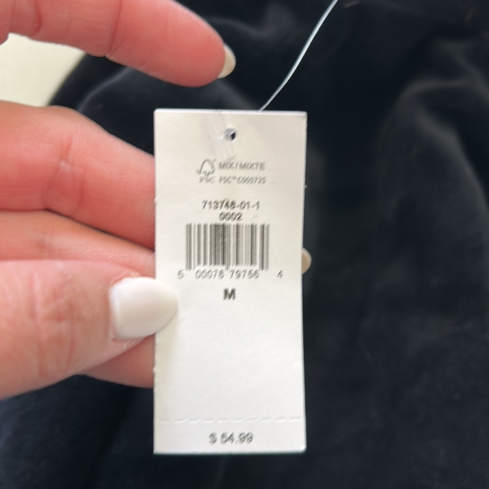 NWT Banana Republic Velour Sweatshirt top - Picture 7 of 7